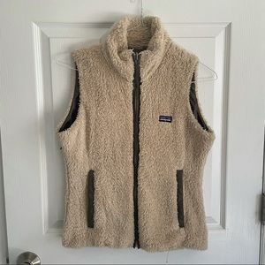 Patagonia Los Gatos Reversible Fur Vest Size Small